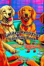 Golden Retriever Coloring Book af Austin Sloan