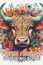 Farm Animal Mandala Coloring Book af Nathan Carter