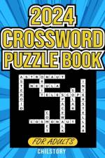 2024 Crossword puzzle book for adults af Chilstory Brain