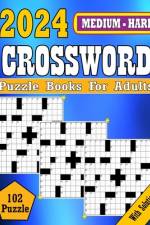 2024 Medium to Hard Crossword Puzzle Books For Adults af Kl Kelly Book House