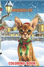 Abyssinian Cat Christmas Coloring Book af George McQueen