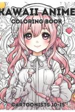 Kawaii anime coloring book af Rosemary Naomi