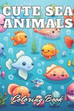 Cute Sea Animals Coloring Book for Kids af Kade Gul