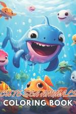 Cute Sea Animals Coloring Book for Kids af Lillian Hills