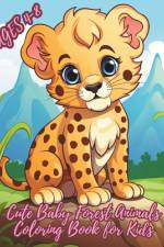 Cute Baby Forest Animals Coloring Book for Kids Ages 4-8 af Mykim Publishing