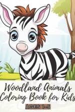 Woodland Animals Coloring Book for Kids Ages 1-5 af Mykim Publishing