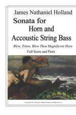 Sonata for Horn and Accoustic String Bass af James Nathaniel Holland