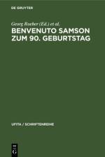 Benvenuto Samson zum 90. Geburtstag af Georg Roeber