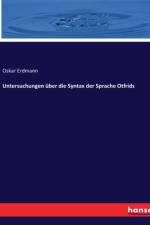 Untersuchungen über die Syntax der Sprache Otfrids af Oskar Erdmann