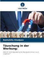 Täuschung in der Werbung: af Bakhshillo Khodjaev
