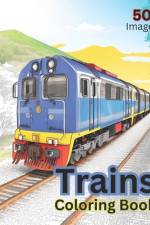 Trains Coloring Book af Kinetic Words
