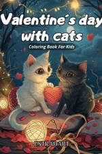 Cats Valentine's Day coloring Book For Kids Ages 4-8 af Estrad Art