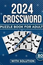 2024 Crossword Puzzle Book for Adults