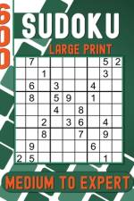 Sudoku Large Print for Adults Medium to Expert af Pd Mirac