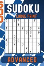 Sudoku Large Print Books for Adults Advanced af Pd Mirac