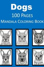 100 Dog Faces Coloring Pages Mandalas af Rosey Press
