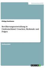 Bevölkerungsentwicklung in Ostdeutschland. Ursachen, Merkmale und Folgen af Philipp Kaufmann