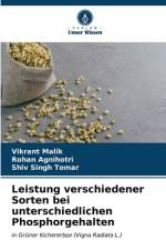 Leistung verschiedener Sorten bei unterschiedlichen Phosphorgehalten af Vikrant Malik