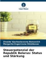 Steuerpotenzial der Republik Belarus: Status und Stärkung af Zinaida Vjacheslavovna Boncevich