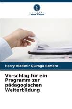 Vorschlag für ein Programm zur pädagogischen Weiterbildung af Henry Vladimir Quiroga Romero