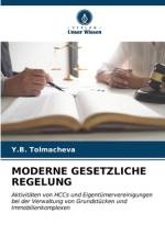 MODERNE GESETZLICHE REGELUNG af Y. B. Tolmacheva