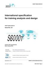S6000T, International specification for training analysis and design, Issue 2.07 af Asd