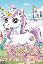 Unicorn Family Coloring Book for Kids Ages 4-8 af Mykim Publishing