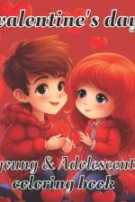 young & Adolescents valentine's day coloring book af Patricia Liam Book