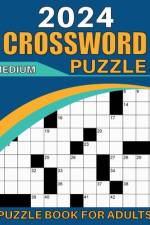 2024 Medium Crossword Puzzle Book for Adults af Edwin S Elliott