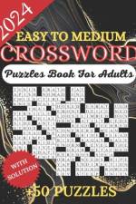 2024 Easy Crossword Puzzles Book For Adults With Solution af Hm Mar