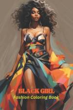 Black Girl Fashion Coloring Book
