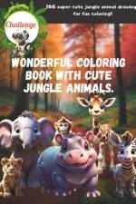 Wonderful Coloring Book With Cute Jungle Animals. af Geraldo Wilson