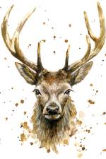 Bree Merryn Stag Lined Notebook af Carousel Calendars