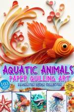 Aquatic Animals Paper Quilling Art Imagination Design Collection af Julia Blish