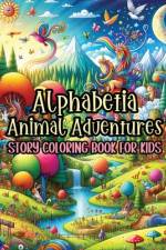 Alphabetia Animal Adventures Story Coloring Book for Kids af Pampered Pen