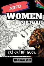 Afro Women Portrait Coloring Book af Mason Art