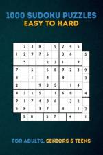 1000 Sudoku Puzzles for Adults Easy-Medium-Hard-Very Hard af Puzz Le Bmz