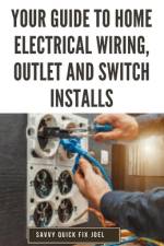 Your Guide to Home Electrical Wiring, Outlet and Switch Installs af Savvy Quick Fix Joel