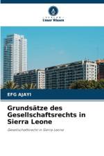 Grundsätze des Gesellschaftsrechts in Sierra Leone af Efg Ajayi
