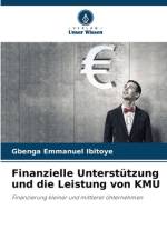 Finanzielle Unterstützung und die Leistung von KMU af Gbenga Emmanuel Ibitoye