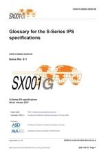 SX001G, Glossary for the S-Series IPS specifications, Issue 3.0 af Asd