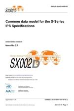SX002D, Common data model for the S-Series IPS specifications, Issue 2.1 af Asd