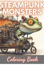 Steampunk Monsters Coloring Book af Ardella Turner