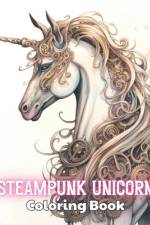 Steampunk Unicorn Coloring Book af Ardella Turner