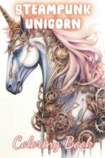 Steampunk Unicorn Coloring Book af Ibrahim McDermott