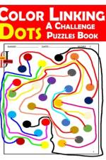 Color Linking Dots A Challenge Puzzles Book af Jotting Junction