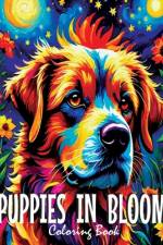 Puppies in Bloom Coloring Book af Jane Kinsman