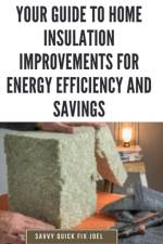 Your Guide to Home Insulation Improvements for Energy Efficiency and Savings af Savvy Quick Fix Joel