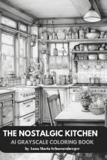 THE NOSTALGIC KITCHEN-AI Grayscale Coloring Book af Anna Maria Schoenenberger