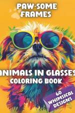 Animals in Glasses Coloring Book
